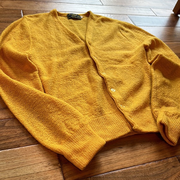 Vtg 70s Scottish Isle alpaca cardigan - Picture 4 of 5